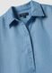 Sky blue pure lyocell shirt_5