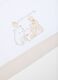 Beige and white pure cotton crib sheet with embroidery_1