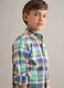 Kids' regular fit multicolor check pure cotton shirt_2