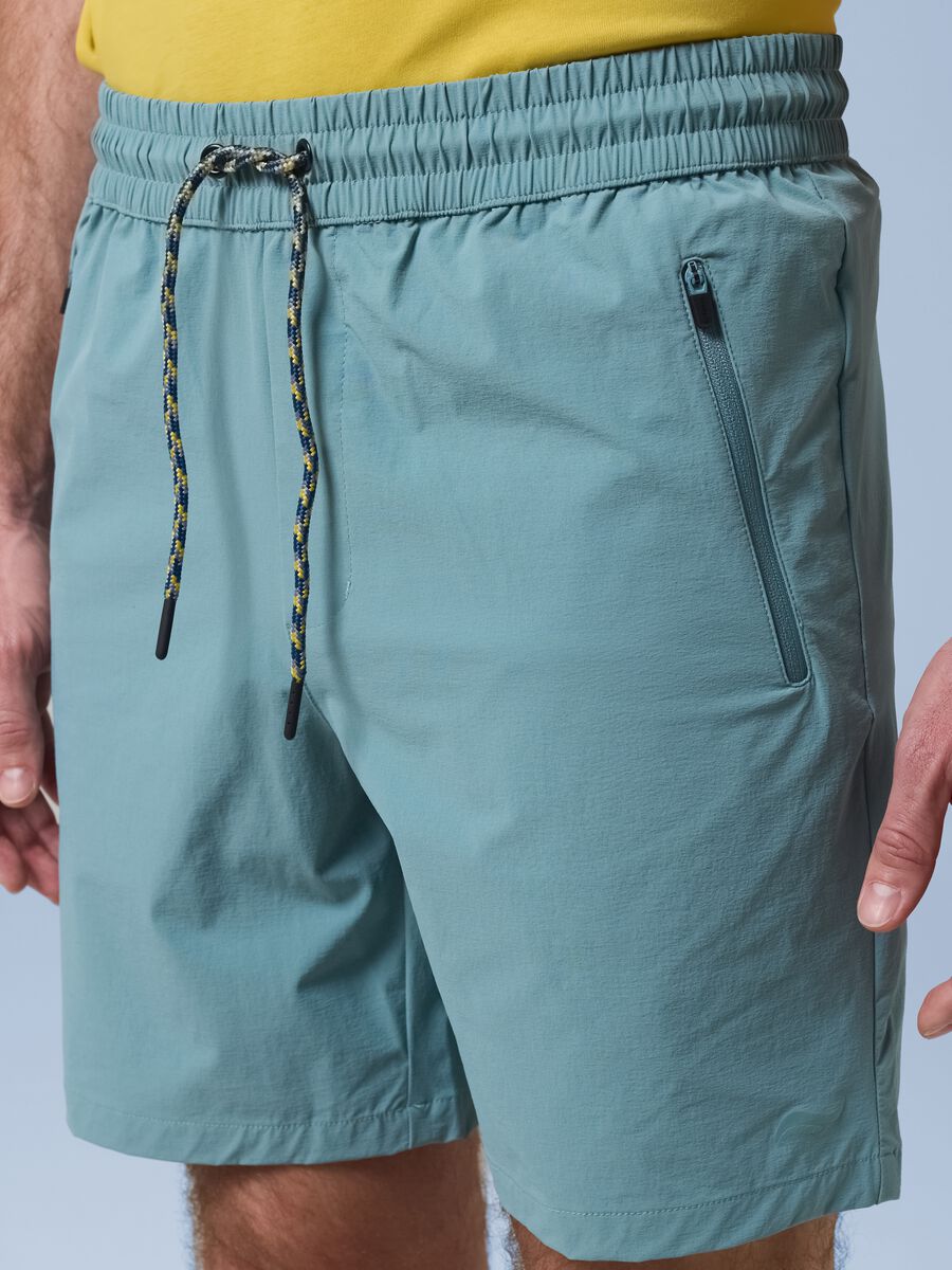 Shorts verdi in tessuto elasticizzato ALTAVIA SAILING_3