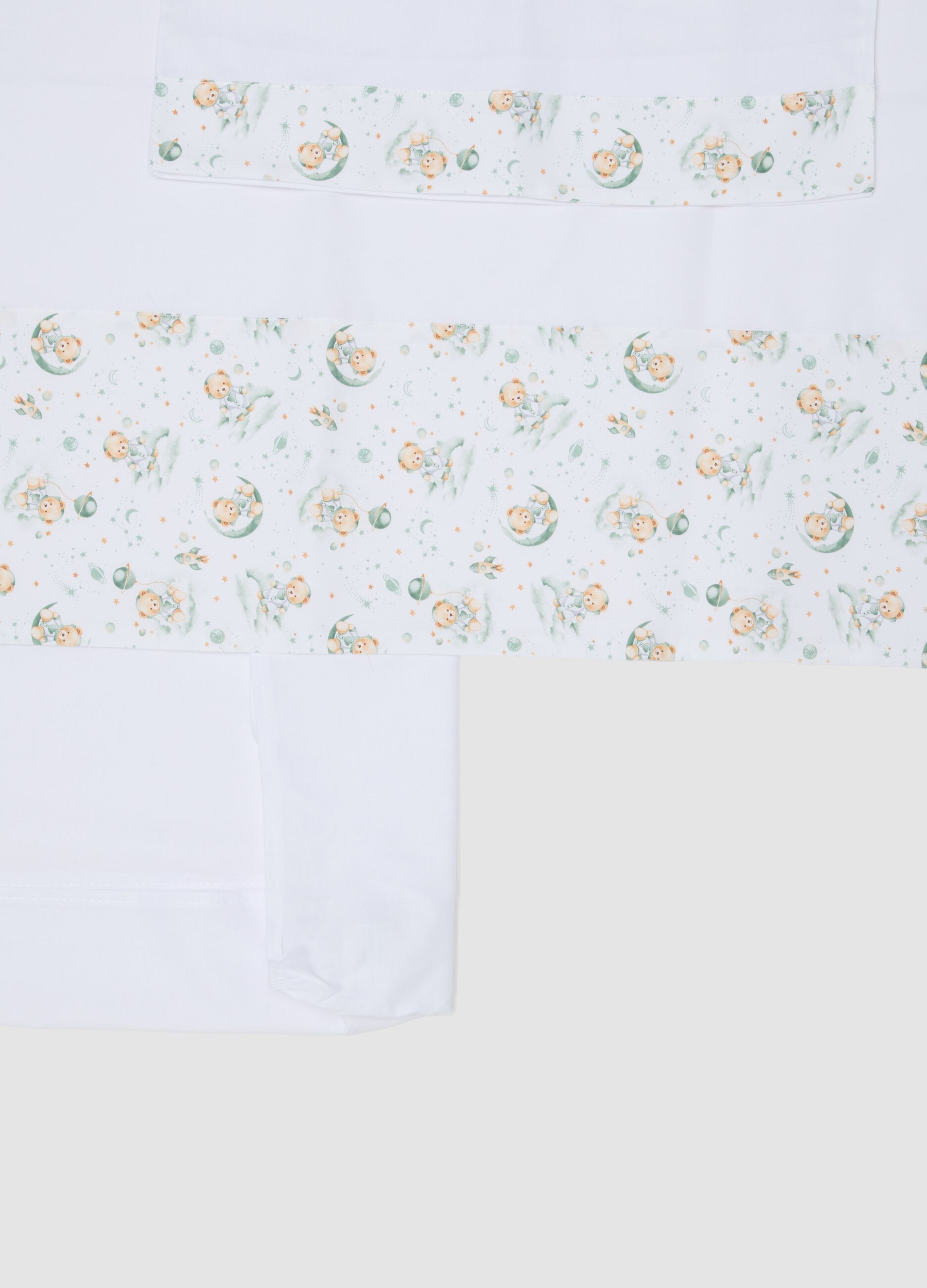 Cotton White Crib Sheet Set for Newborn