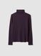 Purple ribbed viscose-blend crew-neck top_6