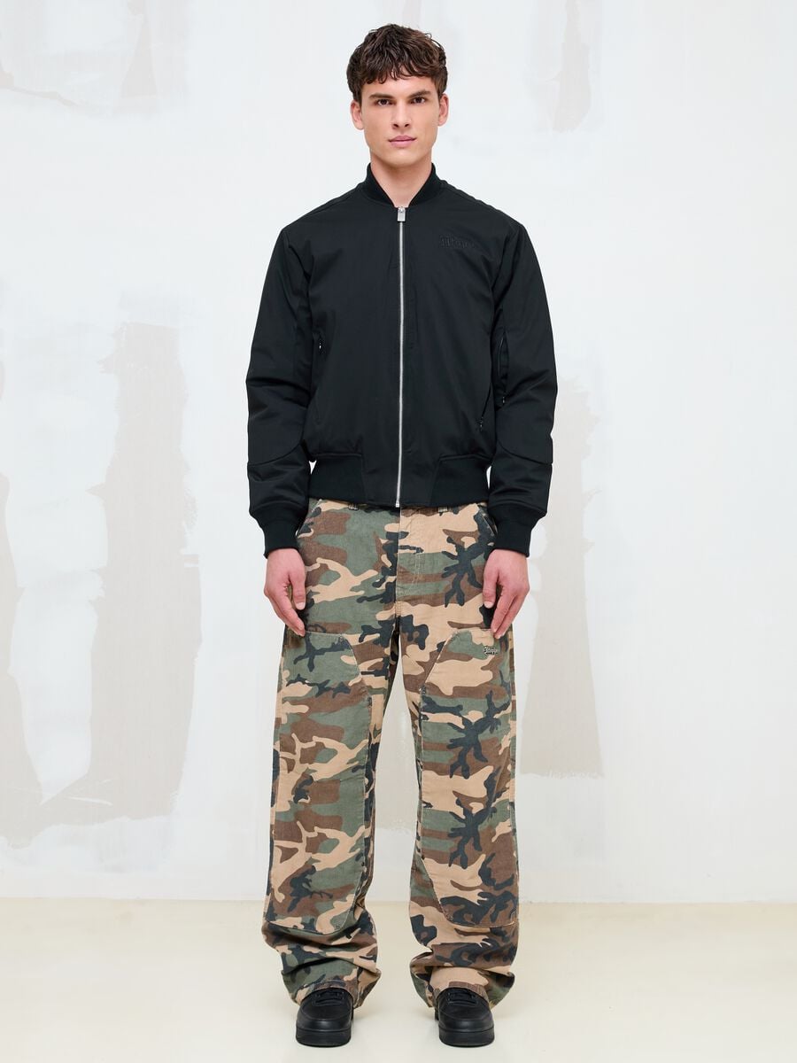 Washed Camo Corduroy Carpenter Trousers_4