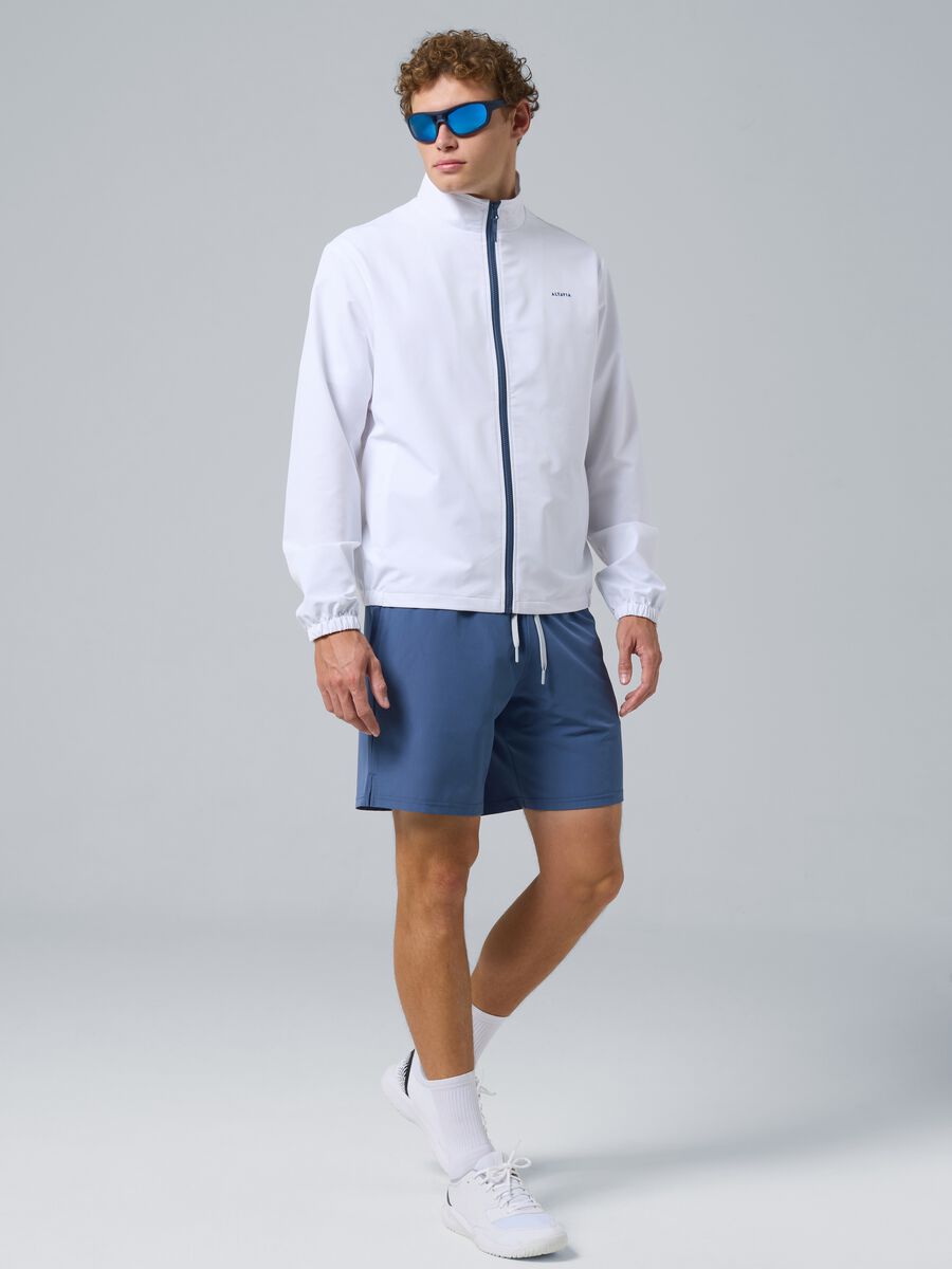 White ALTAVIA COURT sports jacket in stretch fabric_2