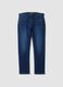 Blue denim jeans in stretch cotton, regular fit_0
