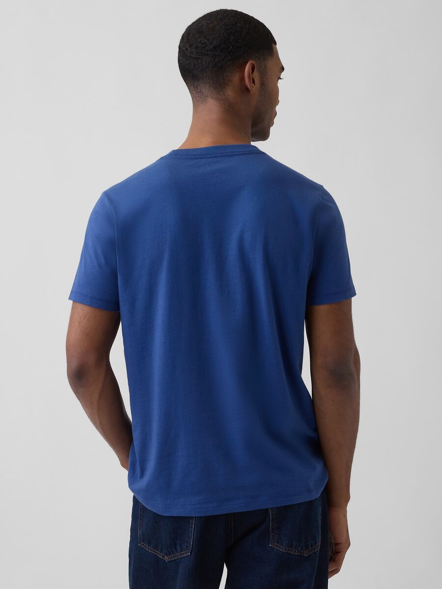 Short-sleeve pure cotton logo T-shirt_1