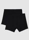 Two-pack of black midi boxer briefs in stretch Supima cotton, regular fit_4