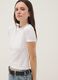 White slim fit stretch cotton T-shirt_3