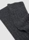 Long grey socks in wool, viscose and stretch cashmere_2