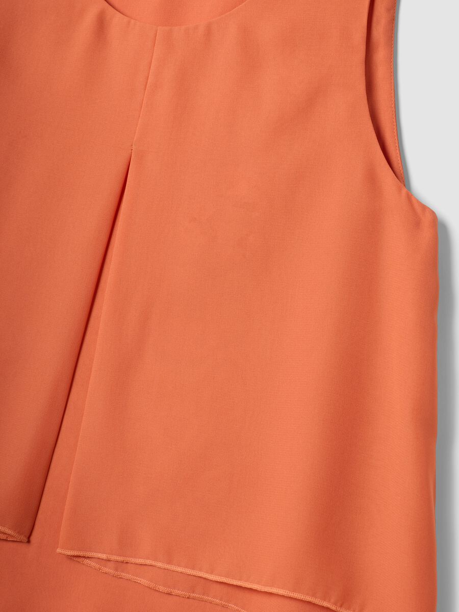 Blusa premaman arancione regular fit_5