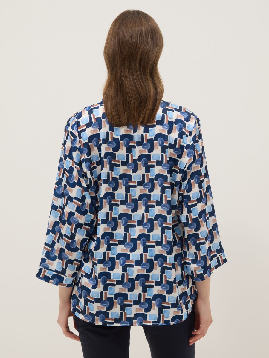Regular-fit multicolour print blouse_3