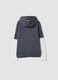 Blue cotton-blend hoodie with front kangaroo pocket_2
