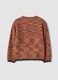 Multicoloured crew-neck jumper in wool and alpaca blend_2