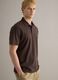 Brown mercerised pure cotton polo shirt, regular fit_2