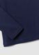 Blue long-sleeved stretch cotton T-shirt_3