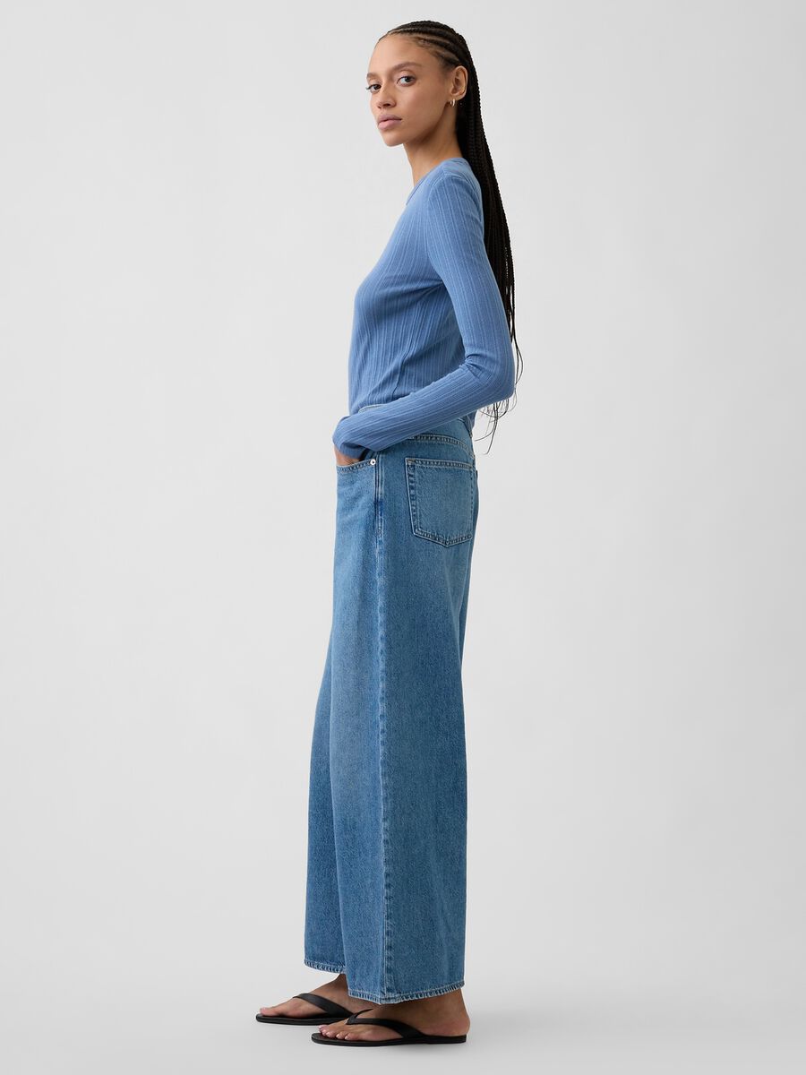 Pure cotton wide-leg jeans_2