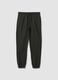 Dark grey regular-fit cotton-blend joggers_3