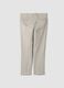 Grey regular-fit stretch cotton chino trousers_3