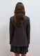 Brown stretch viscose micro-check regular-fit blazer_3