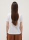 White pure cotton T-shirt with seashell print_3