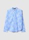 Multicolour pure cotton regular fit shirt with floral pattern_4