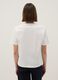 White short sleeve pure cotton regular fit T-shirt with decorations_1