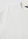 White mercerised pure cotton crew-neck T-shirt, regular fit_5