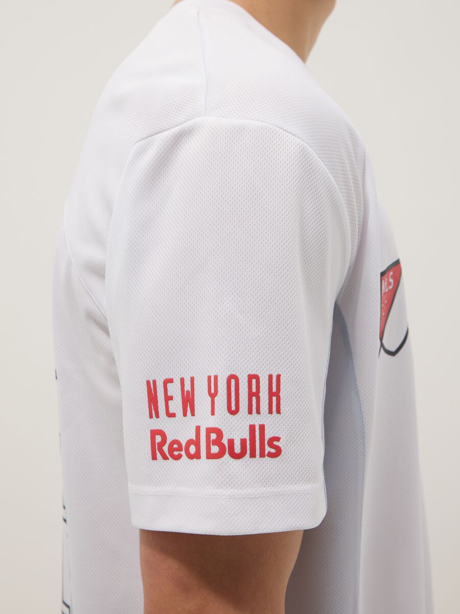 White Regular Fit Short-Sleeve New York Red Bulls T-Shirt_3