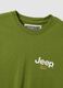 Green pure cotton regular fit T-shirt with print_5