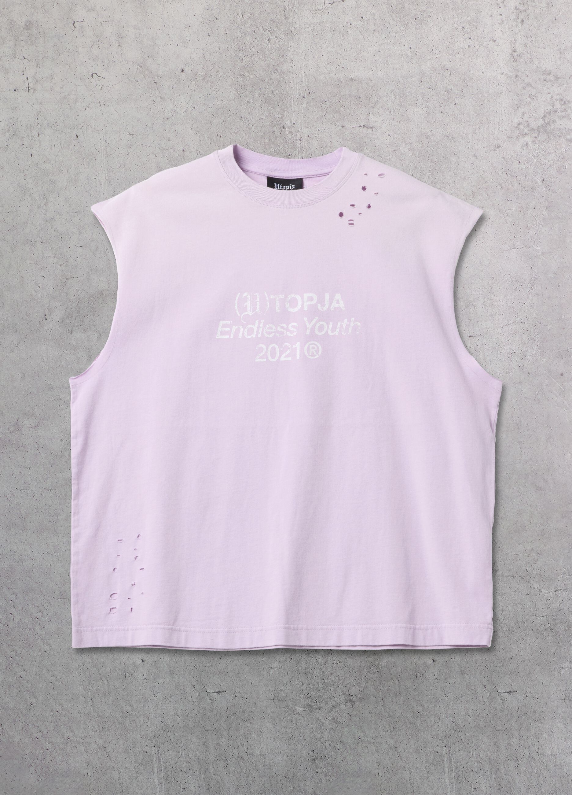 Sunfaded Tank Top Pastel Lilac