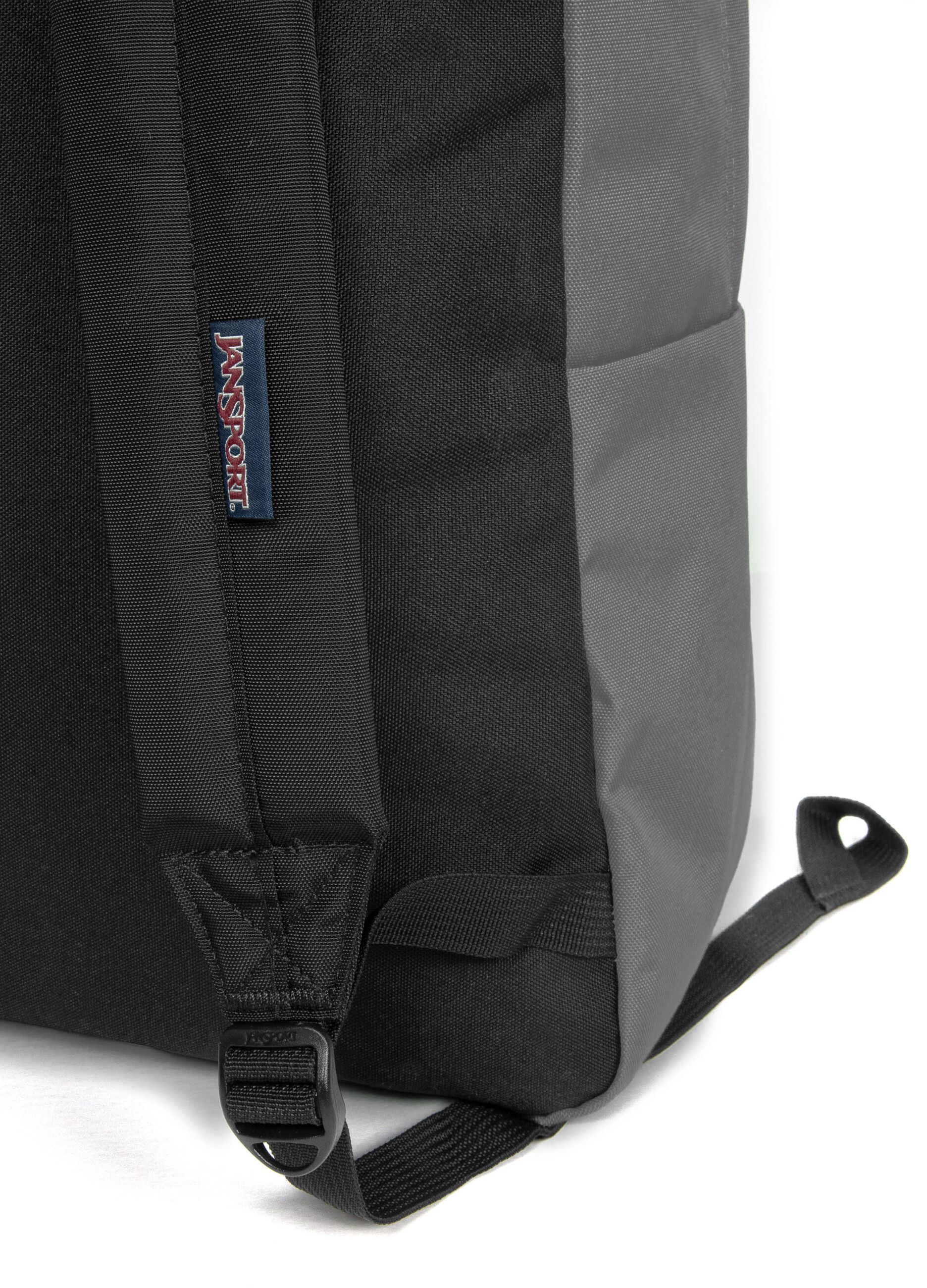 Zaino grigio con tasca frontale