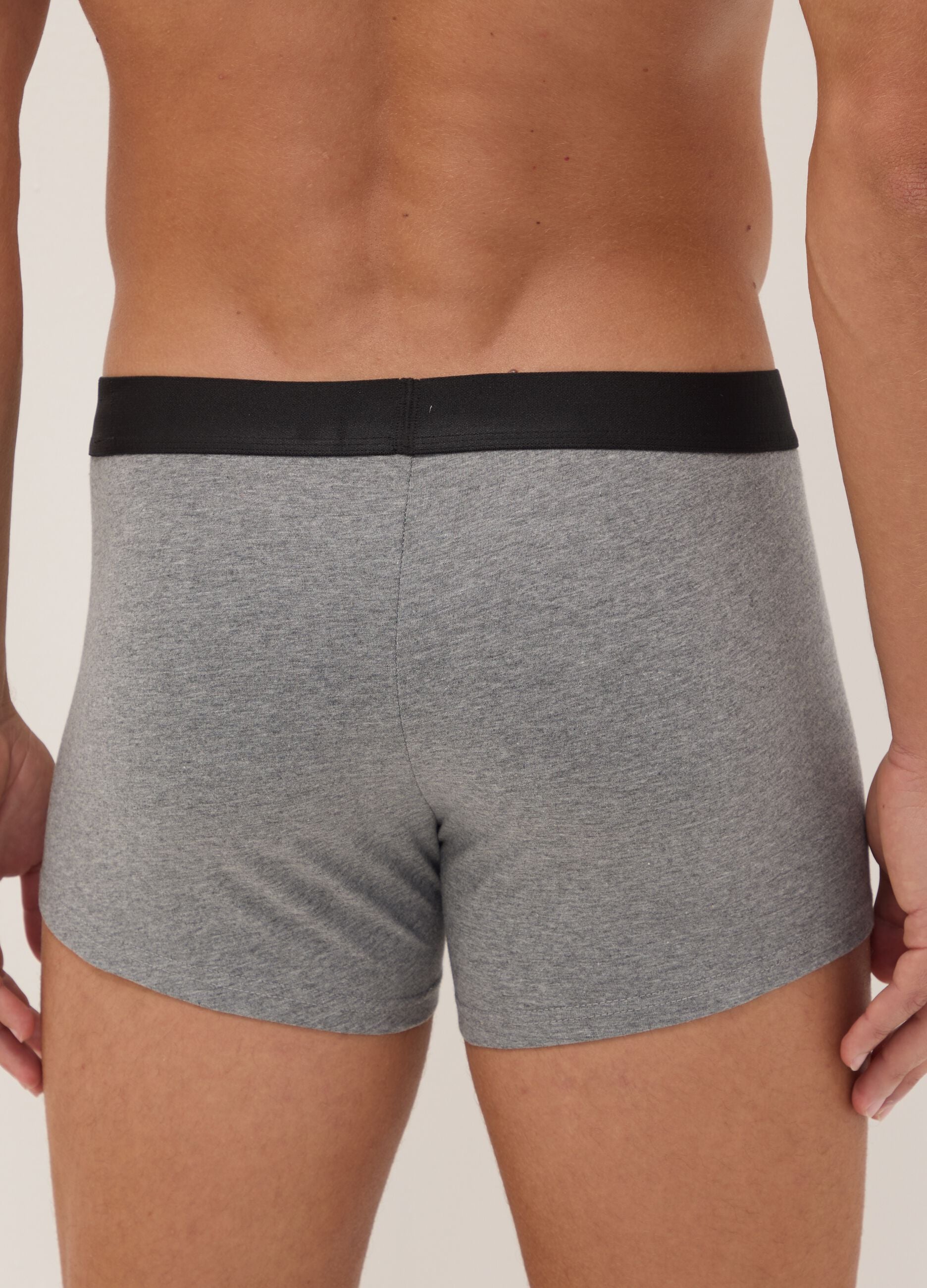 3-pack of multicolour stretch organic cotton boxers