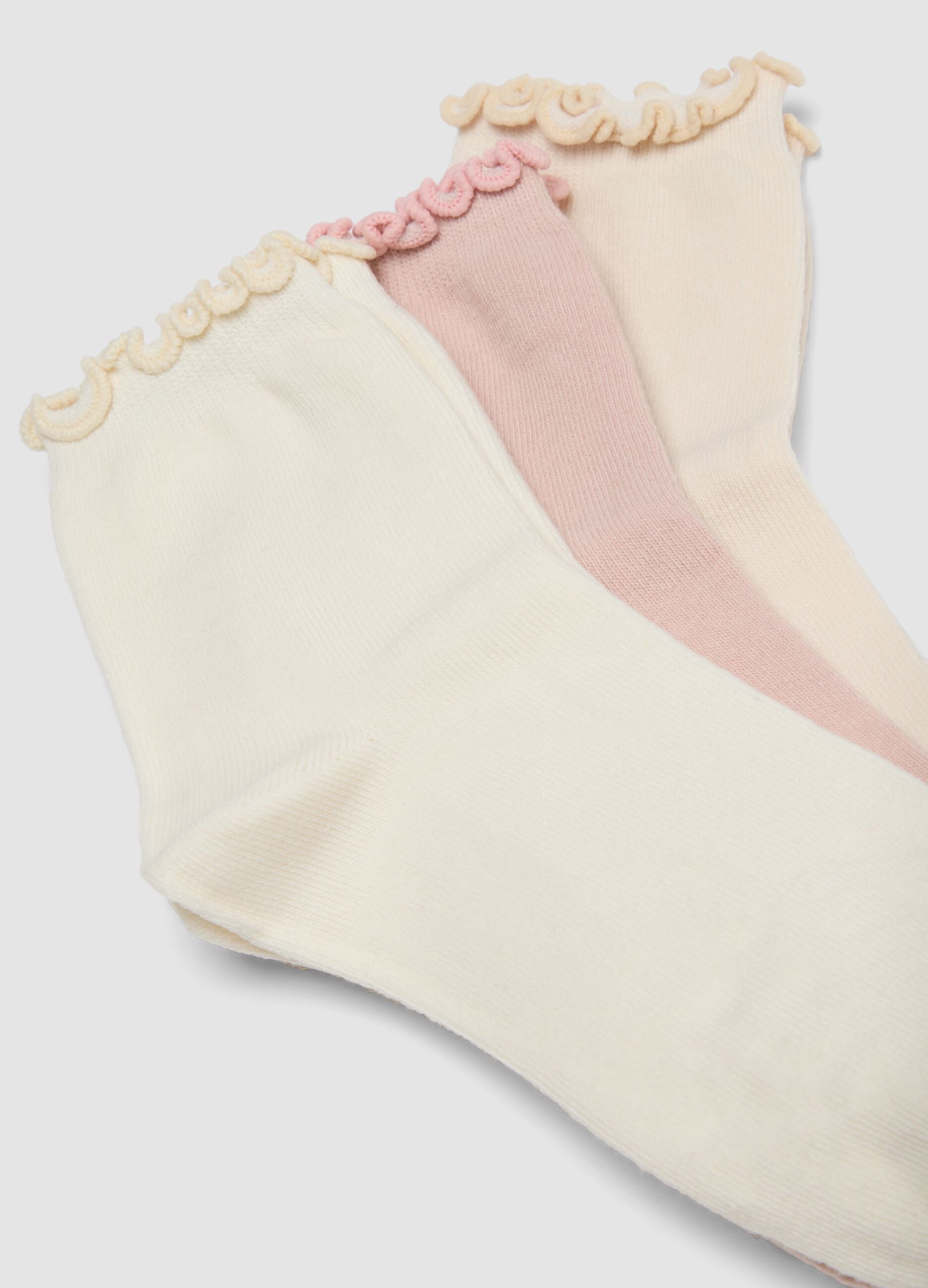 Five-pack of multicolour organic cotton-blend socks