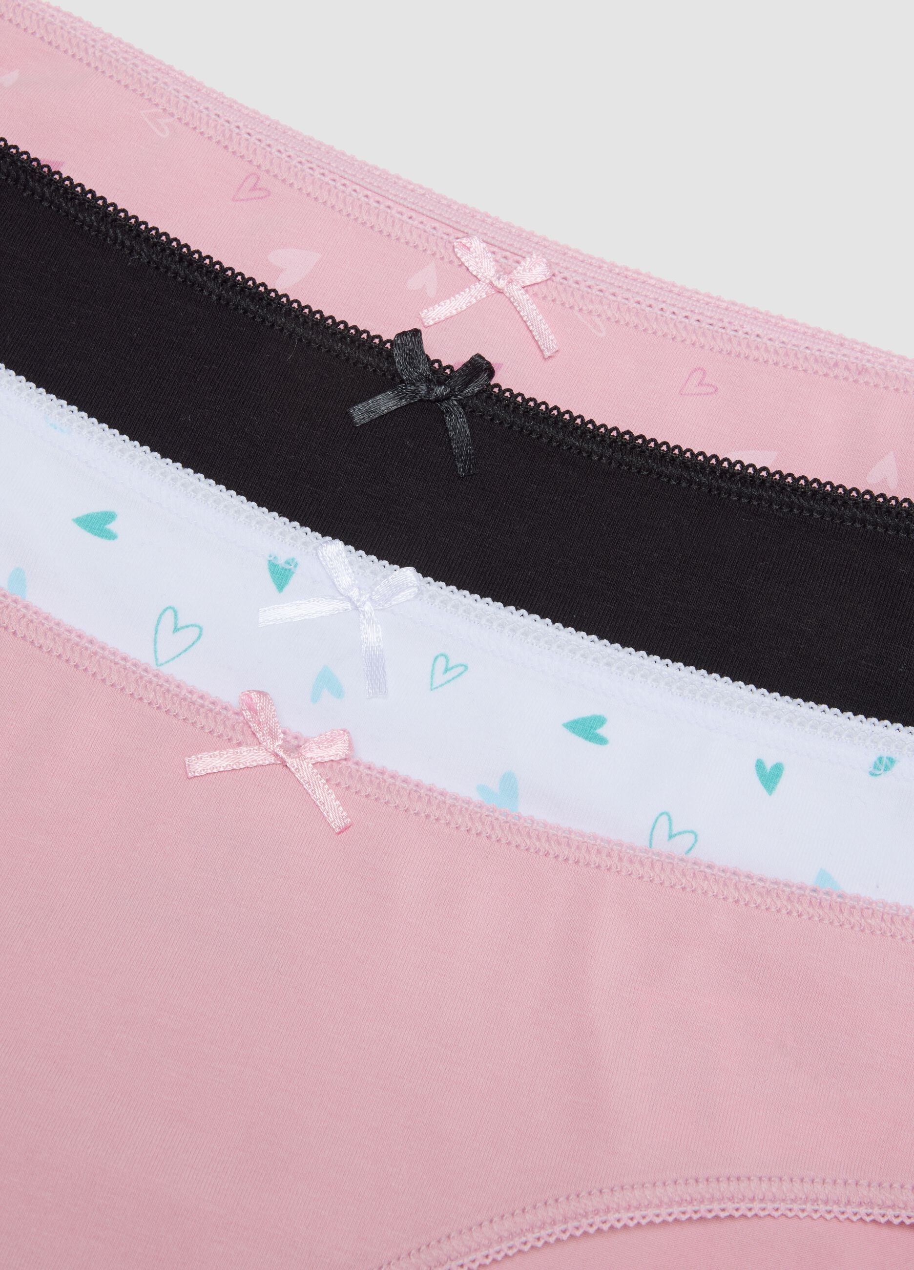Girls&rsquo; 7-pack multicolour organic cotton briefs