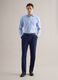 Camicia in puro cotone azzurra regular fit_1