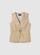 Beige Pure Cotton Waistcoat_4