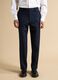 Pantaloni formali blu in viscosa elasticizzata regular fit_1