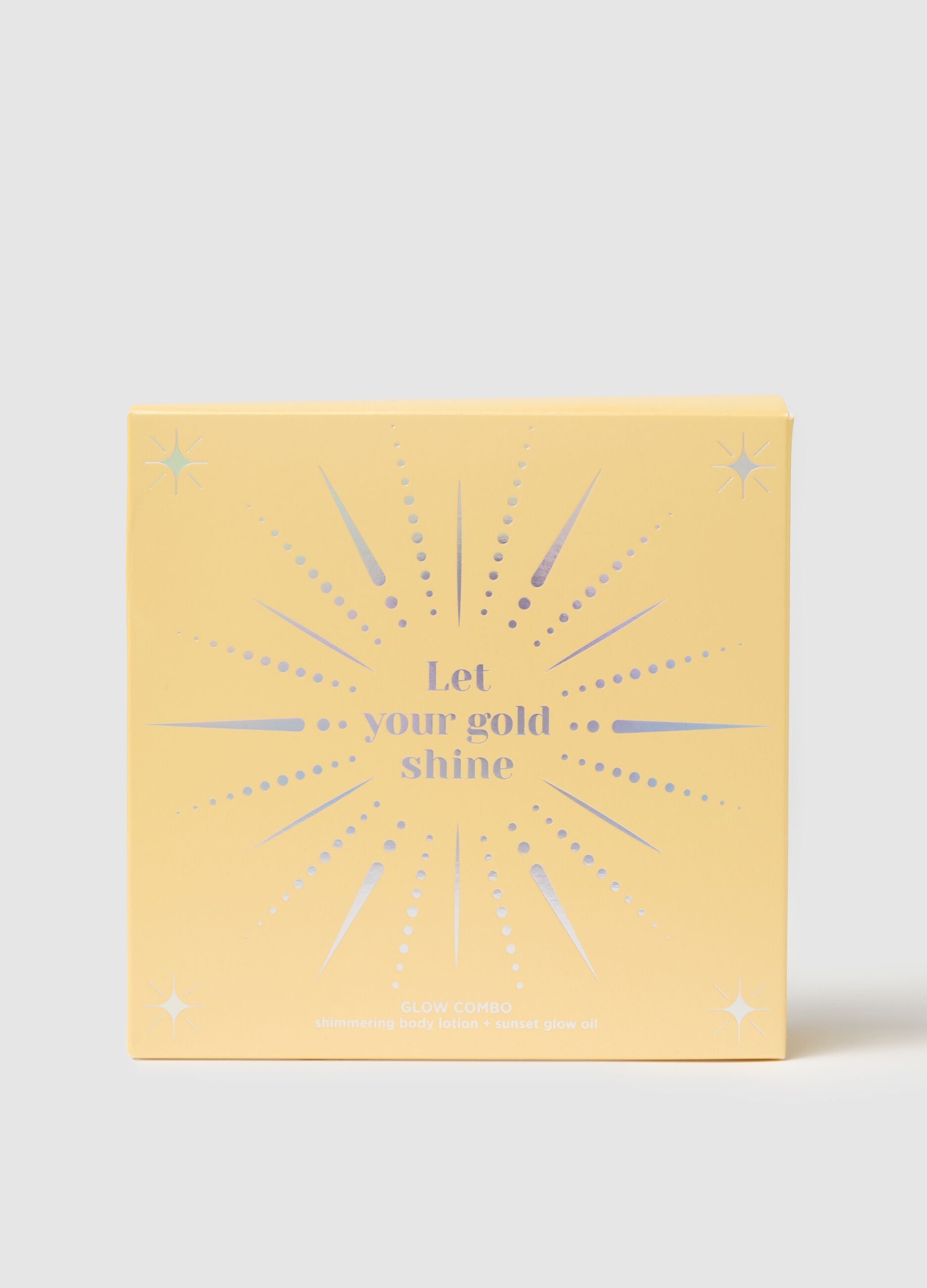 TIME TO SHINE KIT SHINE GOLD x2 (gold oil + body lotion)