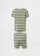Multicoloured striped pyjamas for children_1