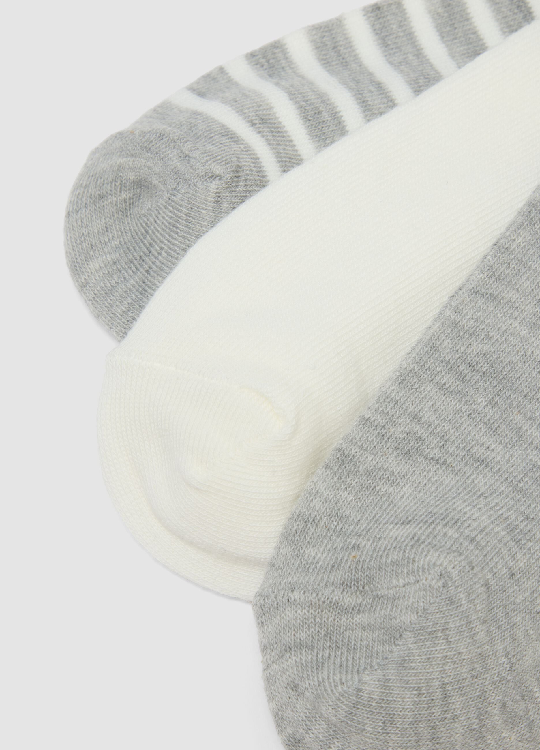 Multipack of organic cotton blend multicolour socks