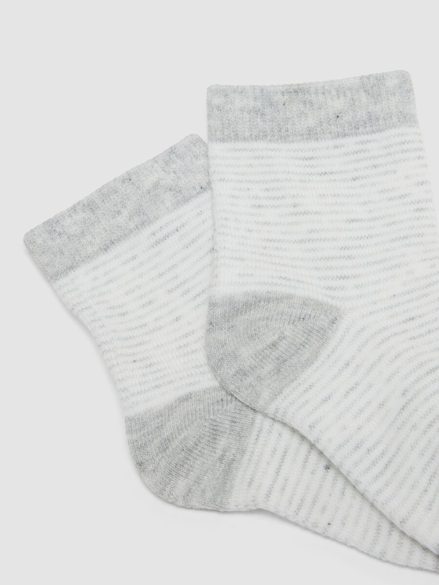 3-pack of grey organic stretch cotton socks_2
