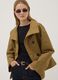 Green pure cotton jacket with buttons, regular fit_0