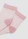 3-pack of pink striped stretch organic cotton socks_1