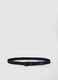 Blue braided belt with matte buckle_0
