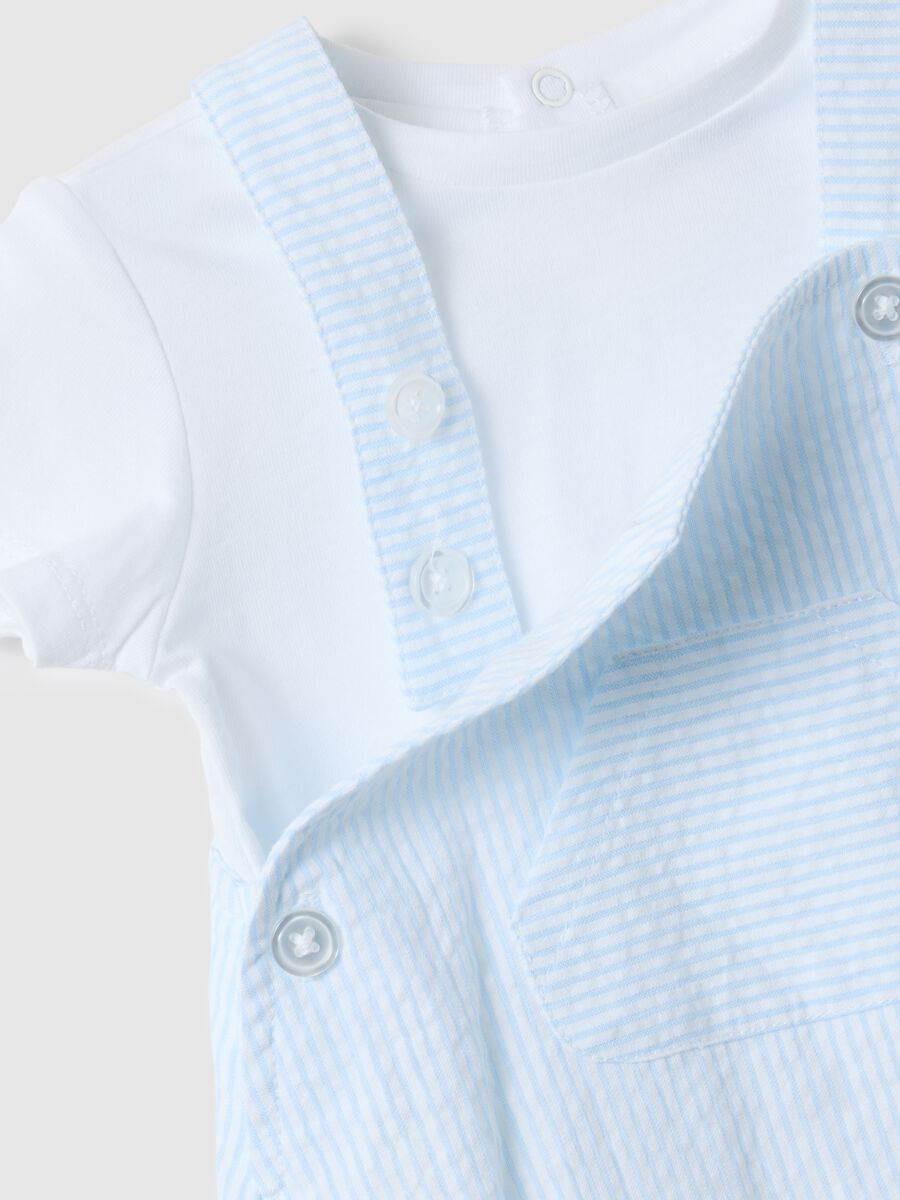 Multicoloured pure cotton newborn outfit_2