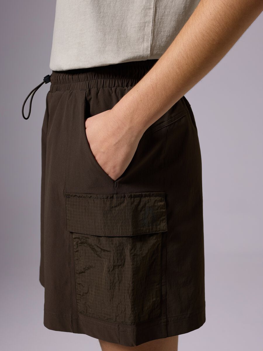ALTAVIA WITH DEBORAH COMPAGNONI wide-leg cargo shorts_2
