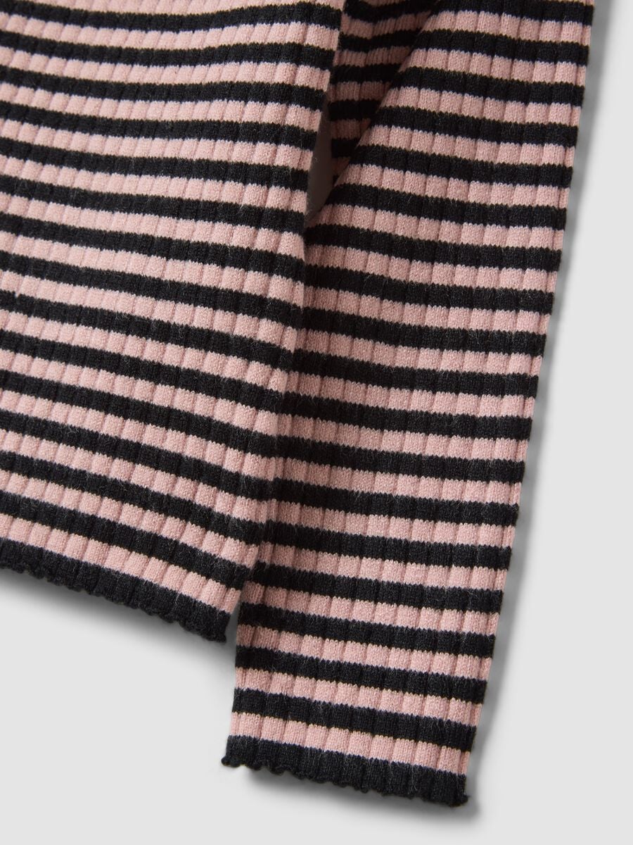 Pink striped viscose-blend crew-neck jumper_3