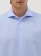 Light blue pure cotton no-iron regular fit shirt_1