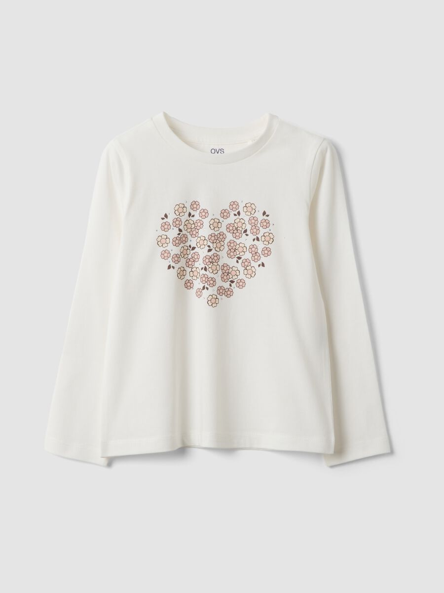 White pure organic cotton crew-neck T-shirt_0