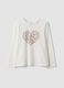 White pure organic cotton crew-neck T-shirt_0